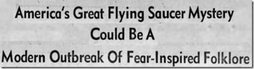 1947 07 20 Messenger Inquirer _psychiatrist JL Moreno _Modern folklore Headline