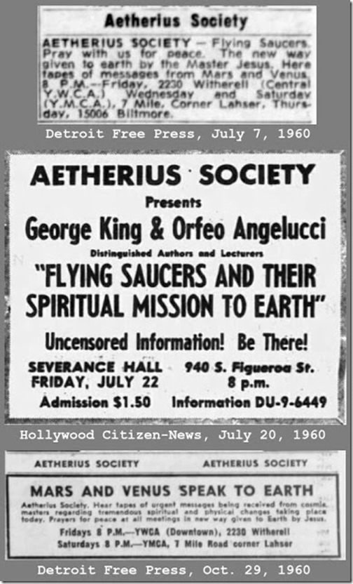1960 Aetherius Ads