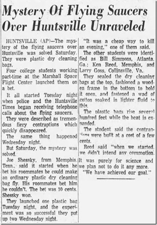 1961 04 06 Montgomery Advertiser, March 6 1961