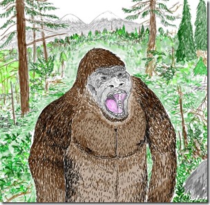 Meldrum-bigfoot-interview-April-2021-Bigfoot-portrait-Naish-704px-173kb-April-2021-Darren-Naish-Tetrapod-Zoology