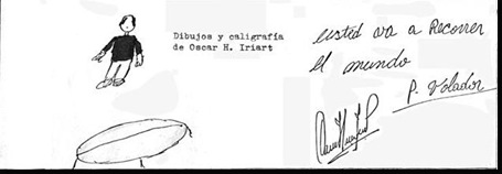 Sierra Chica BA (1b) La carta de los extraterrestres y croquis y escritura del presunto testigo