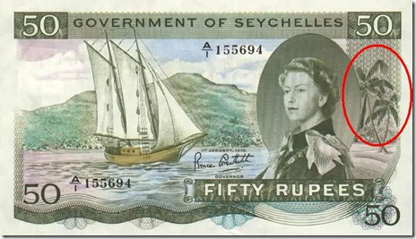 50 rupias Seychelles