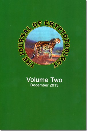 Journal of Cryptozoology, volumen 2