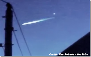 UFO Crashing Releases Orb Over Southern California 1-5-15