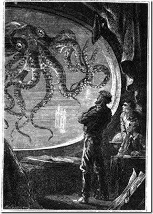 Giant Octopus, Jules Verne