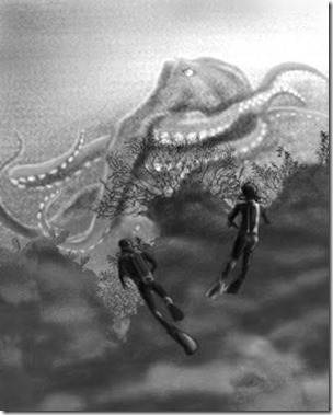 Giant octopus, William Rebsamen