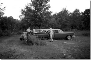 Ken Steinhoff's 1959 Buick LaSabre station wagon at Buck Nelson Flying Saucer Convention 06-28-1966