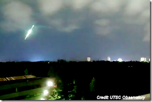 Fireball Over East Coast Captured On Video