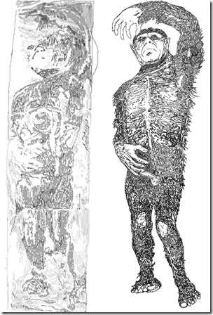 Minnesota-Iceman-composite-in-ice-and-reconstruction-600-px-tiny-Dec-2016-Darren-Naish-Tetrapod-Zoology