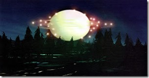 Insect swarm UFO, Tim Brown, from Mysteries of Planet Earth by Dr Karl Shuker