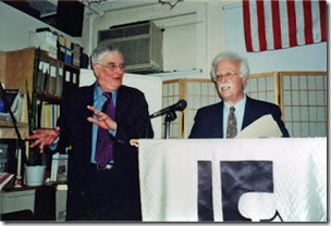 Hopkins presents with David Jacobs at Intruders Foundation seminar, cir 2004
