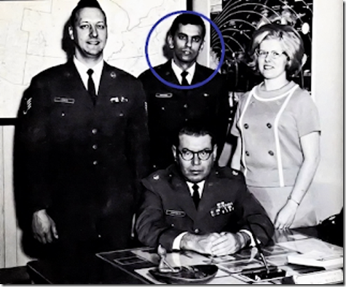 Project Blue Book Team - Lt. Carmon Marano, Circled