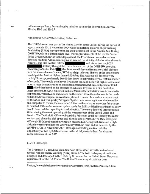 Confidential Military Report on 'Tic Tac UFO (Pg 3) - Undated