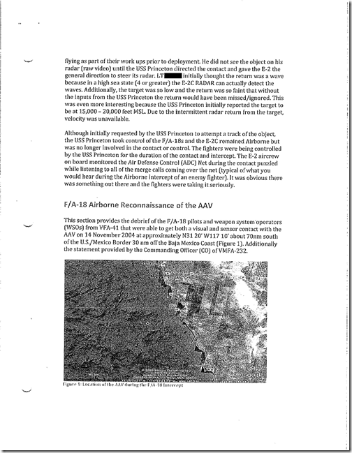 Confidential Military Report on 'Tic Tac UFO (Pg 5) - Undated