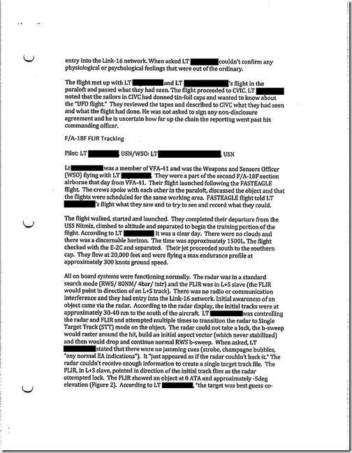 Confidential Military Report on 'Tic Tac UFO (Pg 9) - Undated