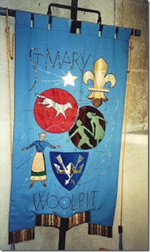 Banner of St Mary's Church, Woolpit