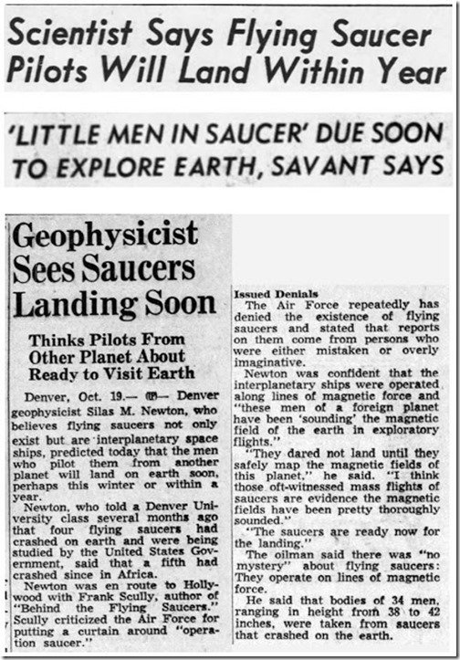 Newton Hartford Courant Oct 20 1950_