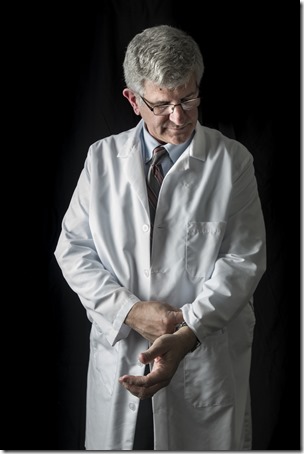 Dr. Paul Offit is a vaccine scientist in Philadelphia. When he began speaking out against the conspiracy theorist "anti-vaxxers" who claimed, falsely, that vaccines caused autism, his home address was widely circulated and he received numerous death threats. He continues to be outspoken and defend his findings. 11/27/18 Photograph by Ali Smith