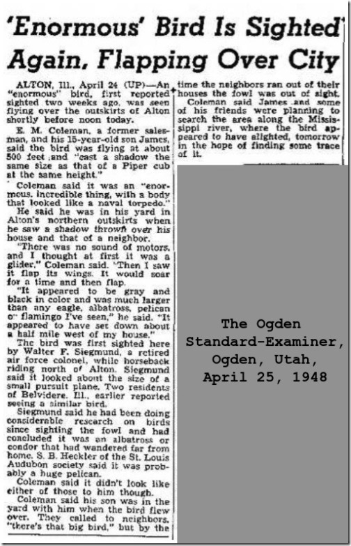 1948 04 25 The Ogden Standard Examiner, Ogden, Utah
