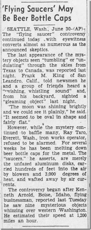 1947 07 30 The News Palladium _beer bottle caps