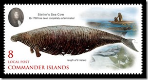 Steller's sea cow stamp 1