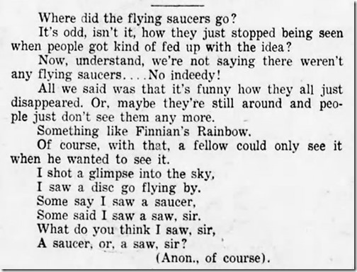 1947 07 22 Altoona Tribune PA _poem saucer, saw