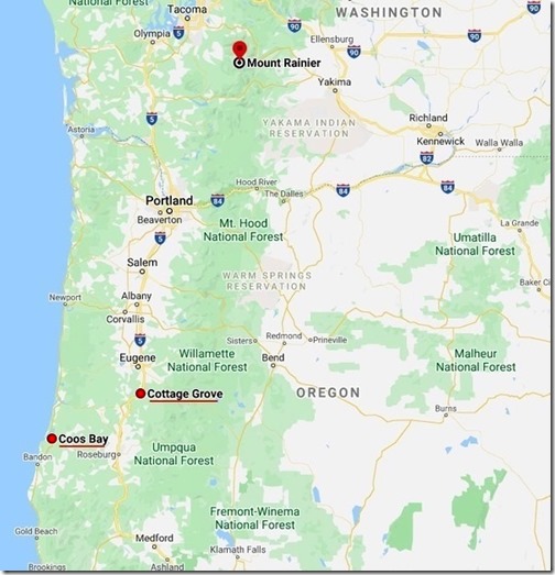 Oregon Map