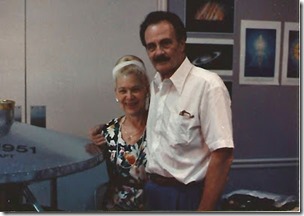 Connie and Howard Menger, 1990 National UFO Conference Miami Beach bl