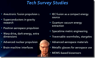 Puthoff Tech Survey Studies