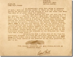 Fraser Film - Gould letter