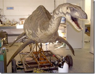 Animatronic Plesiosaur used in Loch Ness 2005