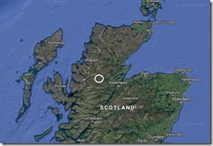 Location of Loch Achanalt