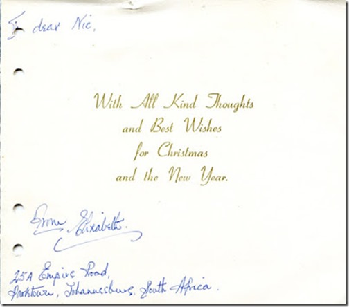 591200 Letter from Elisabeth Klarer to Edith Nicolaisen bl