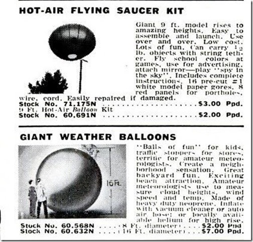 Edmund balloon & saucer