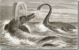 800px-Ichthyosaur_and_Plesiosaur_1863-570x361