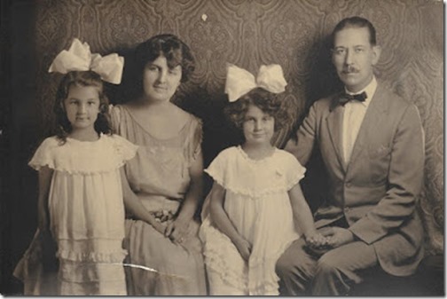 Eugene Drake and family 1920's bl