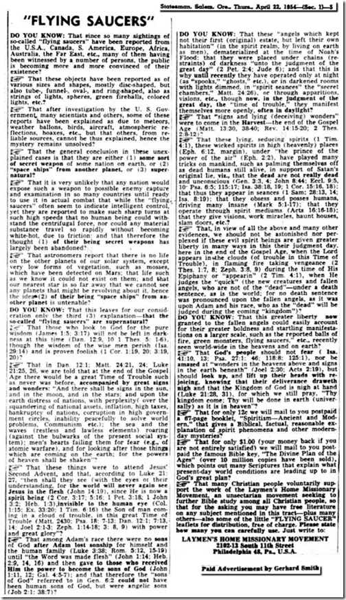 The Oregon Statesman, April 22, 1954