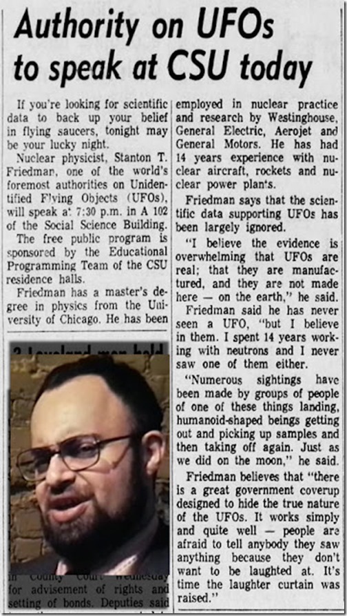 1973 04 19 Fort Collins Coloradoan April 19, 1973