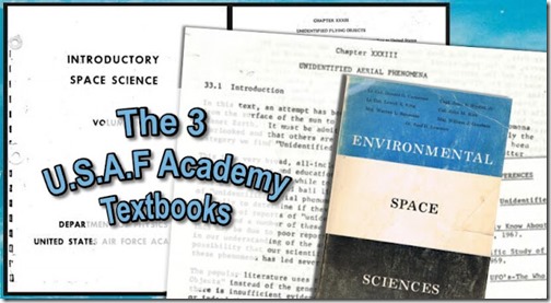 3 USAFA Textbook UFO Chapter Versions