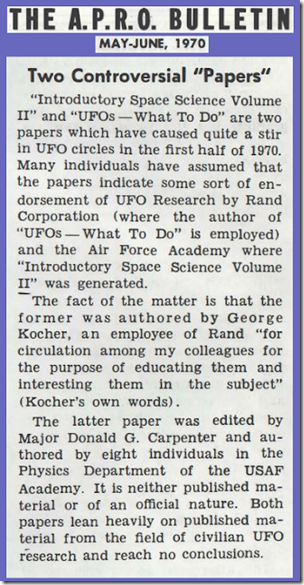 APRO Bulletin May-June 1970