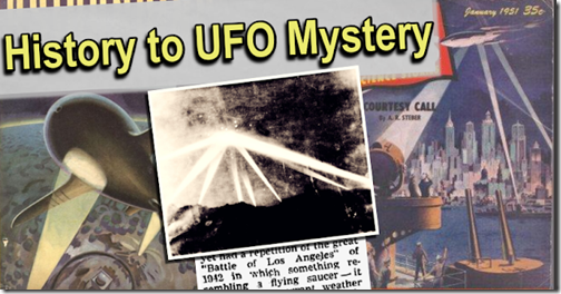 History to UFO Mystery