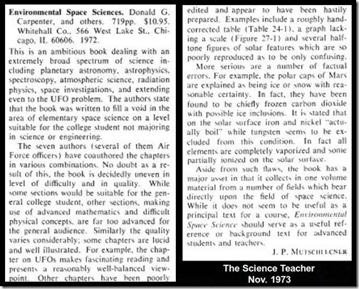 The Science Teacher, Nov. 1973 clippiing