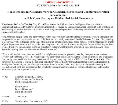 HPSCI-Media-Advisory-5-17-22-UAP-hearing