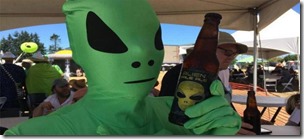 Alien and Beer