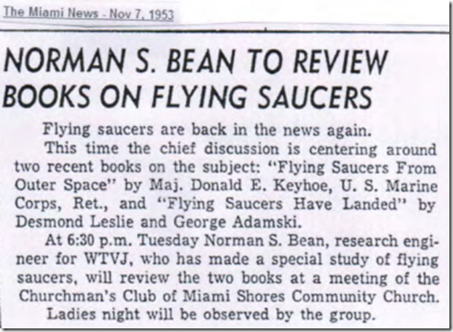 1953 11 07 Miami News Nov. 7, 1953