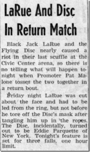 1948 02 03 Miami News wrestler