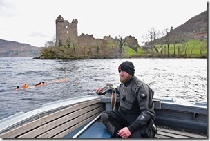 INVERNESS, SCOTLAND - APRIL 13:  John Haig an engineer monitors a Munin robot, operated by Norwegian company Kongsberg Maritime in Loch Ness on April 13, 2016 in Drumnadrochit, Scotland The Norwegian company Kongsberg, which has been surveying the loch came across remains  of  a thirty metre model of the Loch Ness Monster, from the 1970 film The Private Life of Sherlock Holmes, discovered down on the loch bed by the underwater robot.  (Photo by Jeff J Mitchell/Getty Images)