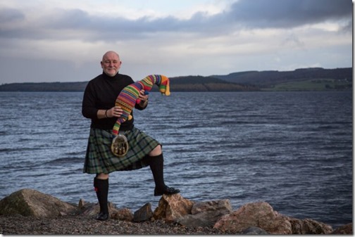 PICTURED Willie Cameron on the banks of Loch Ness

"As many as 3,000 additional visitors could be attracted to the Inverness Loch Ness area next year, as the city and surrounds hosts the first ever Inverness Loch Ness International Knitting Festival, tourism organisation Visit Inverness Loch Ness has announced.

The four day festival, which will be held at Eden Court and other venues across the area from September 29th 2016, will boast a packed programme of crafty events with everything from knitting themed exhibitions, lectures and film screenings to fashion shows and workshops."