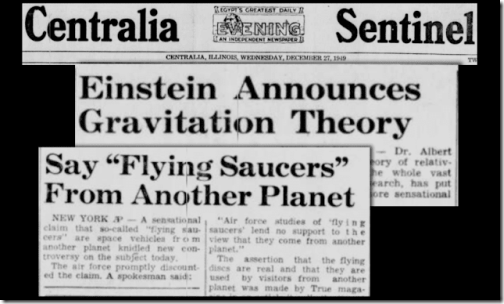 1949 12 27 Centralia Evening Sentinel Dec. 27, 1949