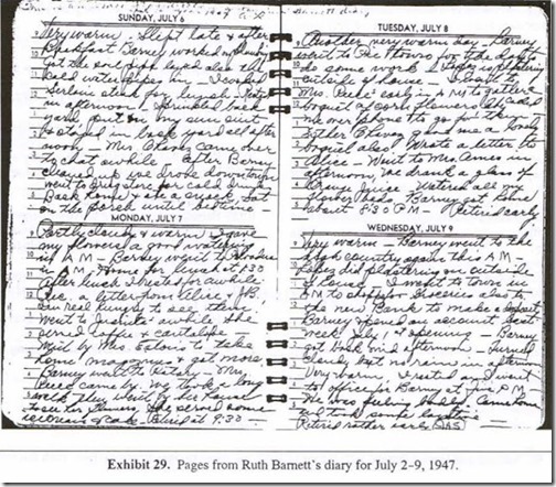 Ruth Barnett's Diary